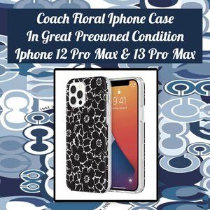 Coach Floral Iphone 12Pro Max Case